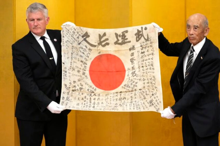 its a miracle say family of japanese soldier killed in wwii as flag he carried returns from us