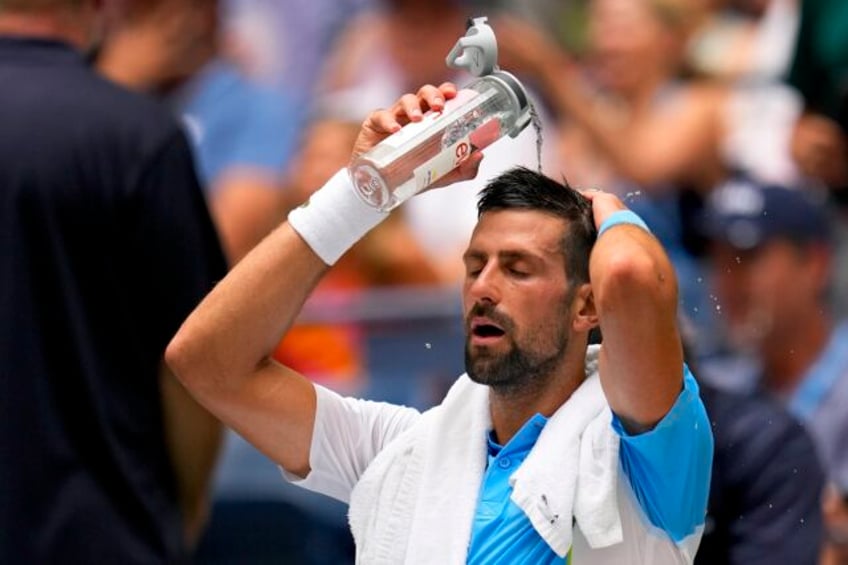 its so hot that the us open adopted a new policy to partially close arena roofs