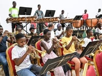 Ivory Coast orchestra offers rural children an escape