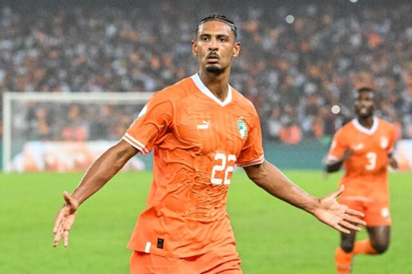Sebastien Haller scored Ivory Coast's winner in the semi-final against DR Congo in his fir