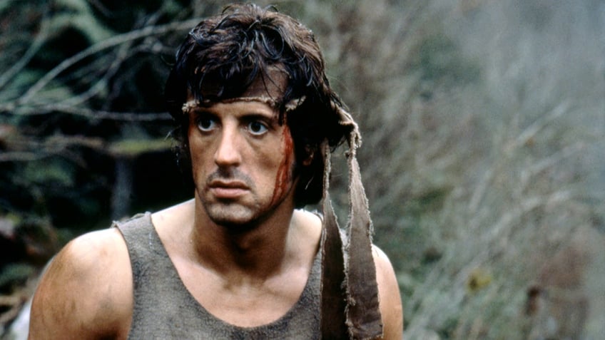 Sylvester Stallone as Rambo in First Blood