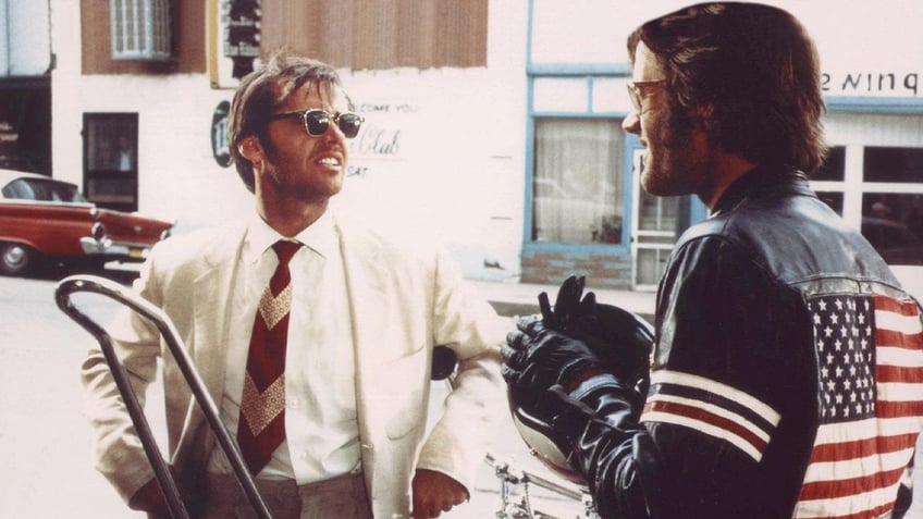 Jack Nicholson and Peter Fonda in Easy Rider