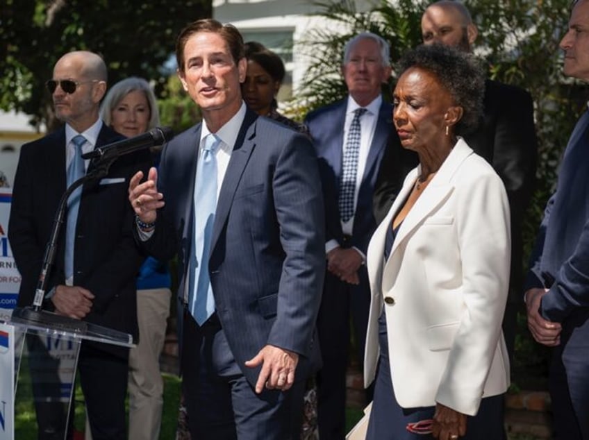 Nathan Hochman and Jackie Lacey (Nathan Hochman campaign)