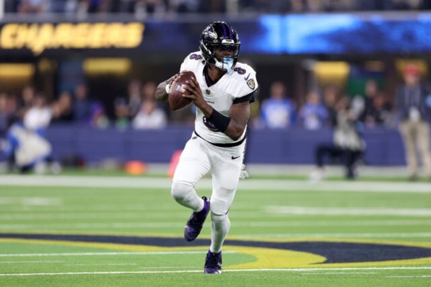 Quarterback Lamar Jackson of the Baltimore Ravens was the top vote-getter in the second se