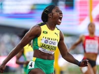 Jackson tops Jamaican 200 heats in Olympic sprint double bid