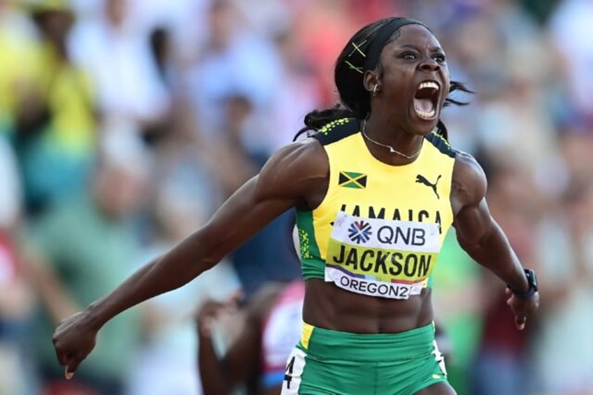 Shericka Jackson won the 200m final at the Jamaican athletics trials to qualify for a chan