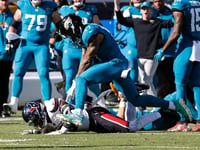 Jags’ Evan Engram Fined for Attacking Azeez Al-Shaair After Illegal Hit