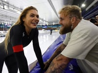 Jake Paul announces engagement to Dutch speedskater Jutta Leerdam in social media post