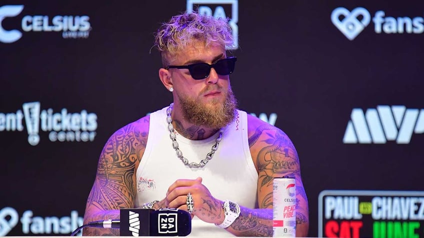 Jake Paul at press conference