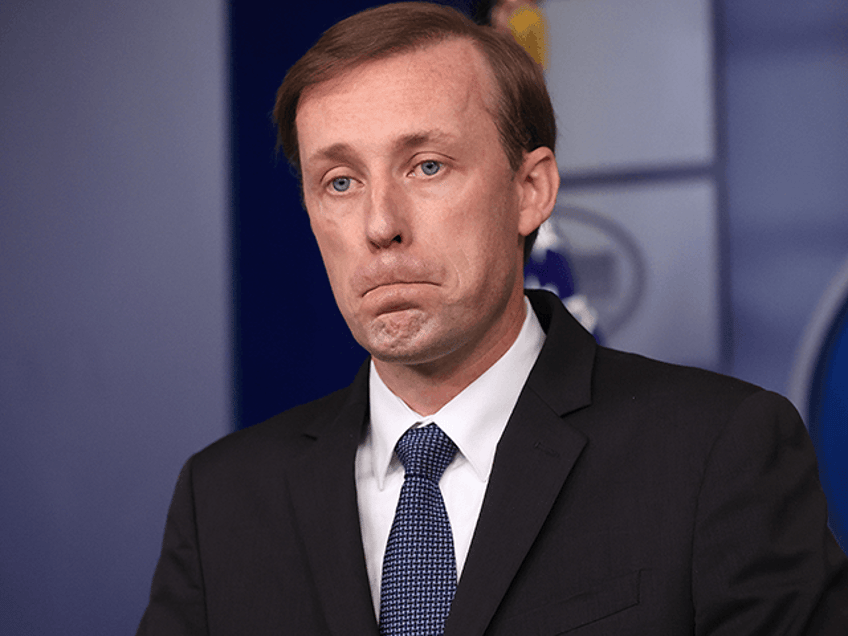 National Security Advisor Jake Sullivan talks to reporters during the daily news conference in the Brady Press Briefing Room at the White House on June 07, 2021 in Washington, DC. Sullivan took questions about President Joe Biden's upcoming trip to the UK and Europe for economic and security meetings, including …