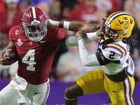 Jalen Milroe rushes for 4 touchdowns, nearly 200 yards as No. 11 Alabama dominates No. 15 LSU