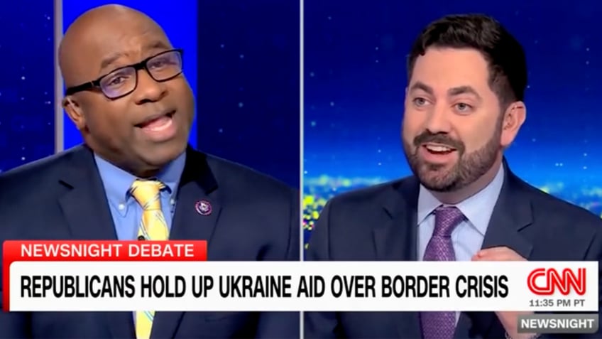 jamaal bowman gop lawmaker clash over border crisis on cnn