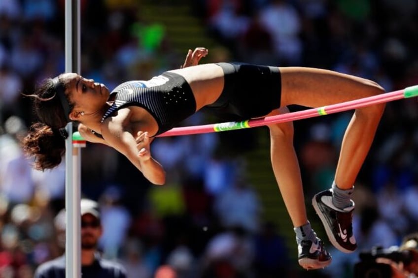 American Vashti Cunningham won the women's high jump title at the 128th Penn Relays