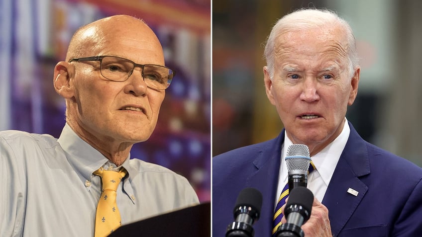 james carville says top democrats are telling him to shut up about bidens 2024 weaknesses