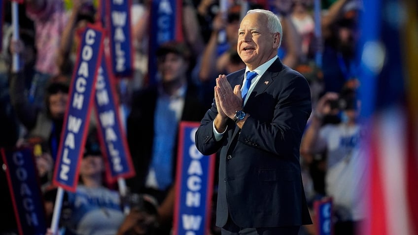 Tim Walz takes the stage on Day 3 of the Democratic National Convention