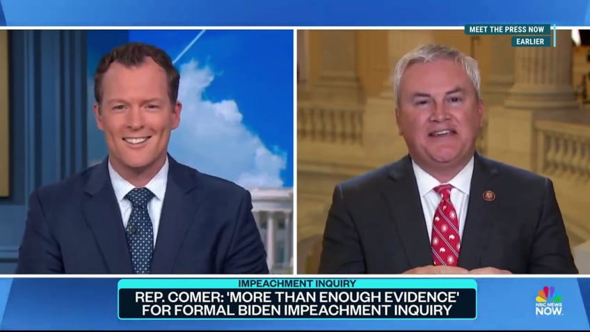 james comer snaps at nbc news host in clash over biden loans like youre financially illiterate