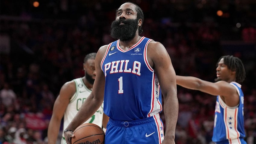 james harden scrubs social media bios of 76ers references as uncertainty swirls around his nba future