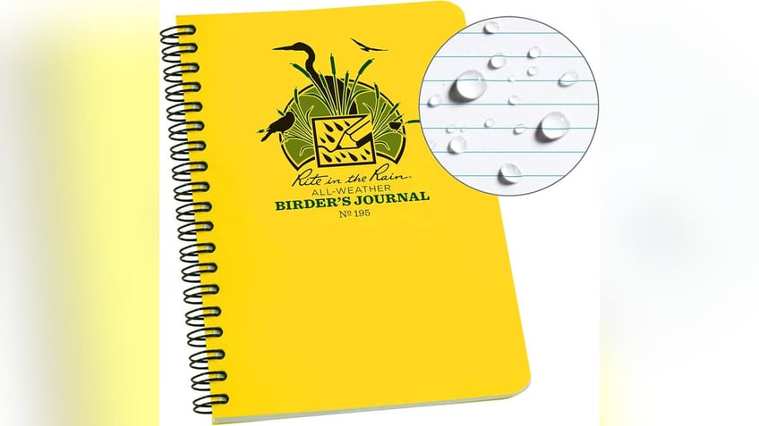 Record what you see in this rainproof birder's journal.