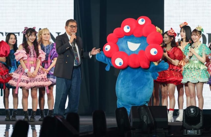 Japan's Prime Minister Shigeru Ishiba at the 2025 Osaka World Expo