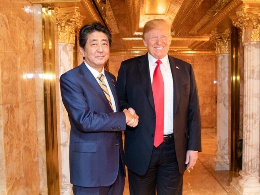 Abe Shinzo and Donald Trump