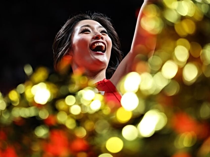 OKYO, JAPAN - FEBRUARY 25: Cheerleaders of Japan perform during the FIBA Basketball Asia C