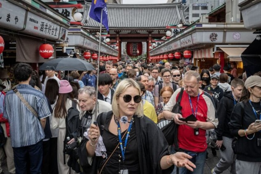 Japan has welcomed a million more foreign visitors in the first half of 2024 compared to p