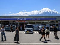 Japan’s Mount Fuji barrier delayed