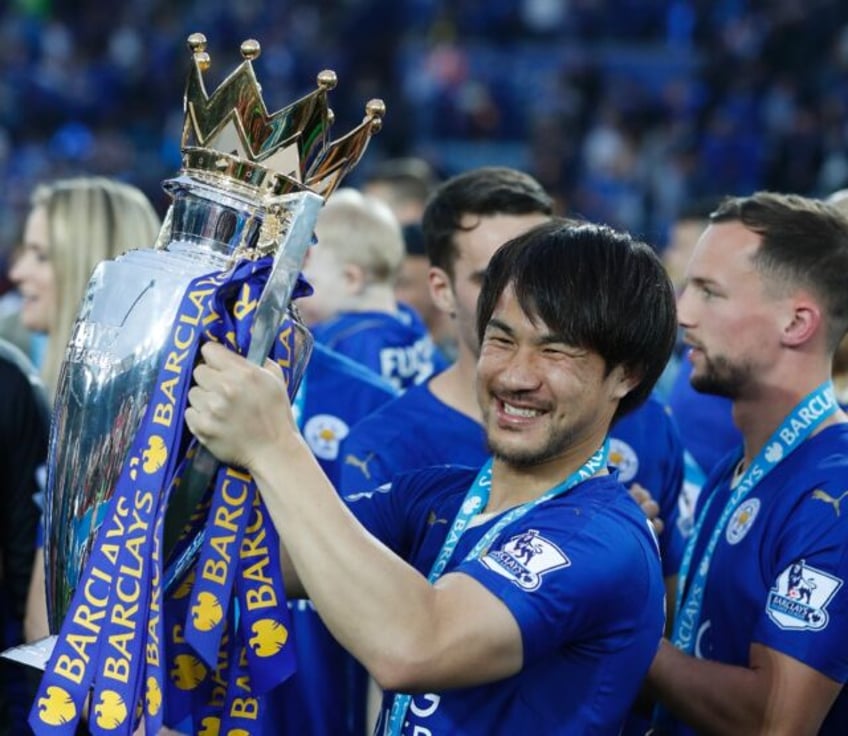 Japanese forward Shinji Okazaki won the Premier League with Leicester City in 2016