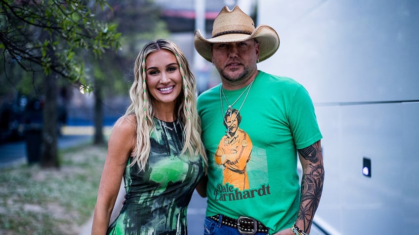 jason aldean says wife brittany gets fired up when defending him