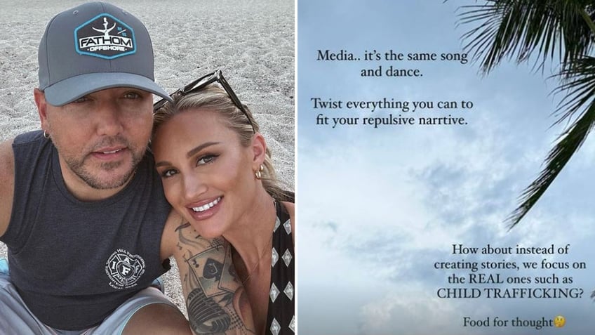 jason aldean says wife brittany gets fired up when defending him