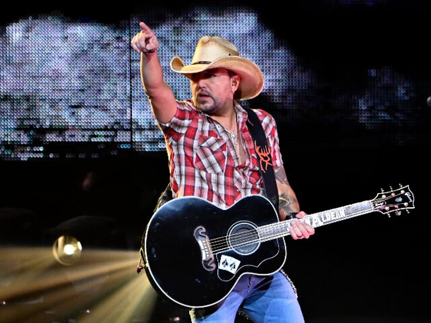 LAS VEGAS, NEVADA - DECEMBER 06: Recording artist Jason Aldean performs during the launch