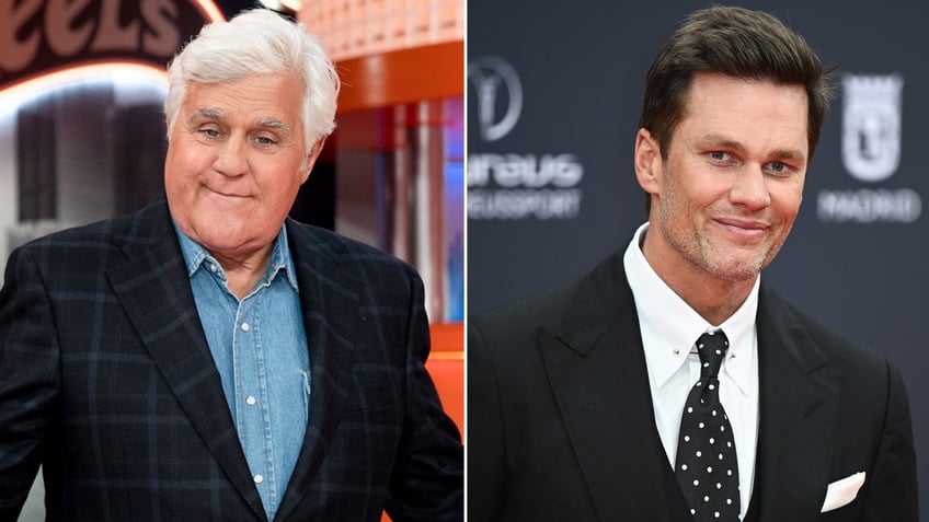 Jay Leno and Tom Brady split