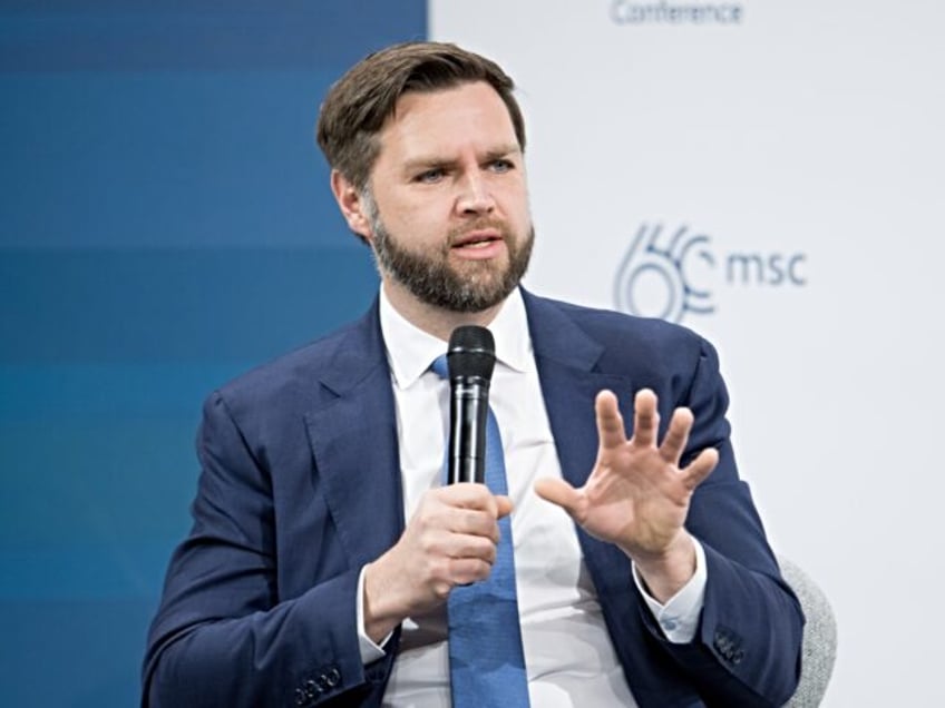 18 February 2024, Bavaria, Munich: J.D. Vance, US Senator, photographed on the last day of