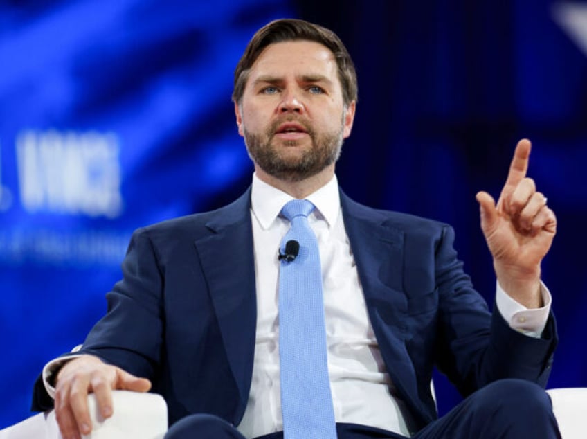 US Vice President JD Vance during the Conservative Political Action Conference (CPAC) in N