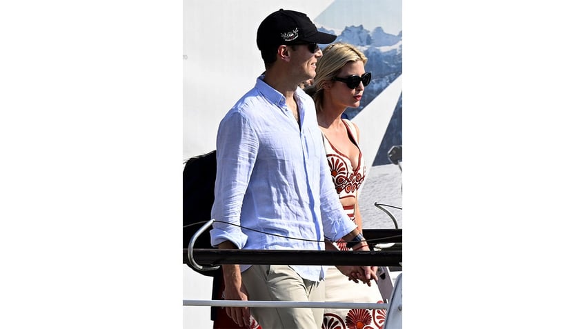 Jared Kushner and Ivanka Trump at the Marco Polo airport