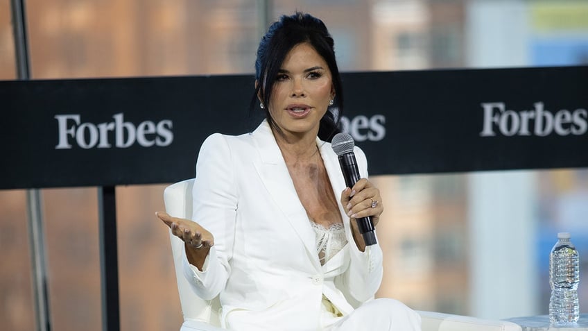 Lauren Sanchez speaks at the Forbes Power Women's Summit