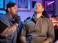 Jelly Roll gives Prince Harry neck tattoo as royal jokes he should have gotten it on his a--