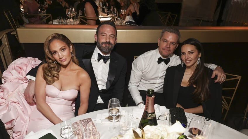 jennifer lopez, ben affleck, matt damon and wife luciana