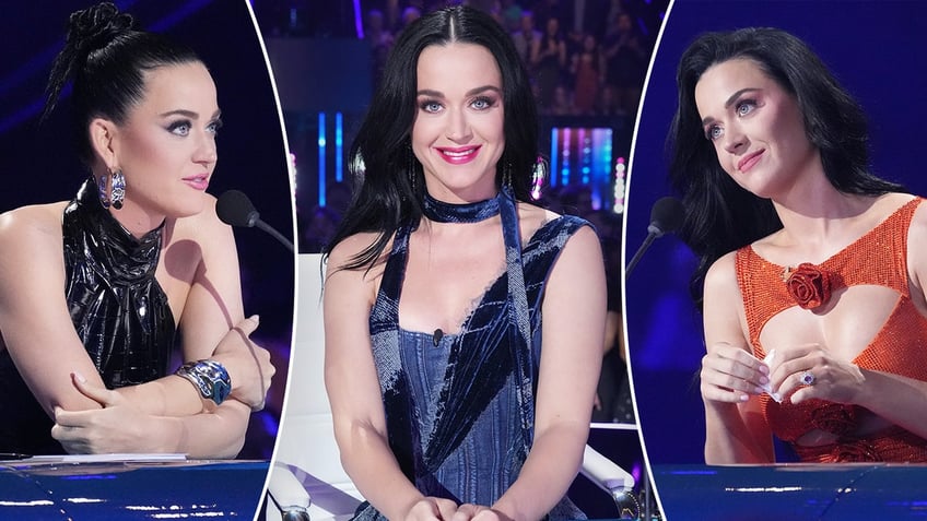 katy perry triple split panel