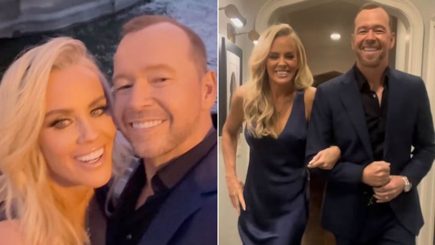 jenny mccarthy and donnie wahlberg in vow renewal ensembles