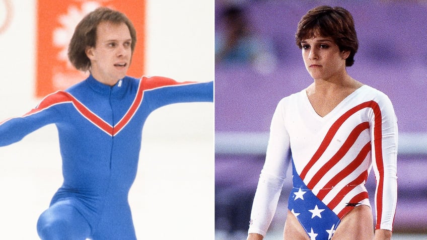 Scott Hamilton and Mary Lou Retton split