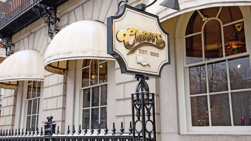 "Cheers Bar" featured in "Cheers" TV show, Established in 1895, Boston, MA., New England, USA