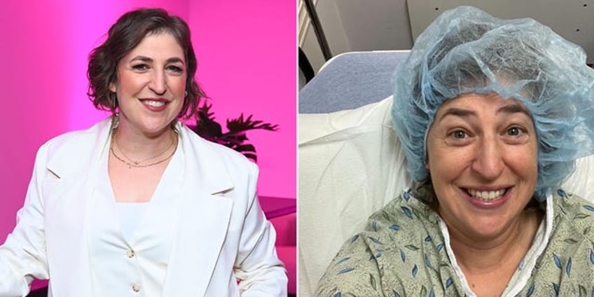 jeopardy host mayim bialik shares photos from hospital its not terribly fun getting older