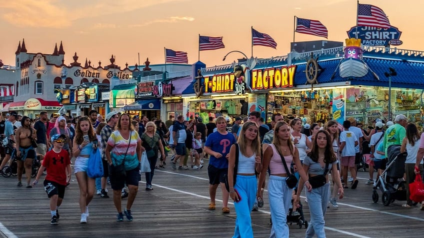 Boardwalk in Ocean City, New Jersey