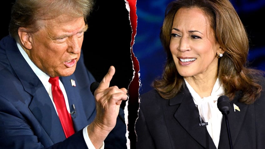 Harris Trump debate faceoff