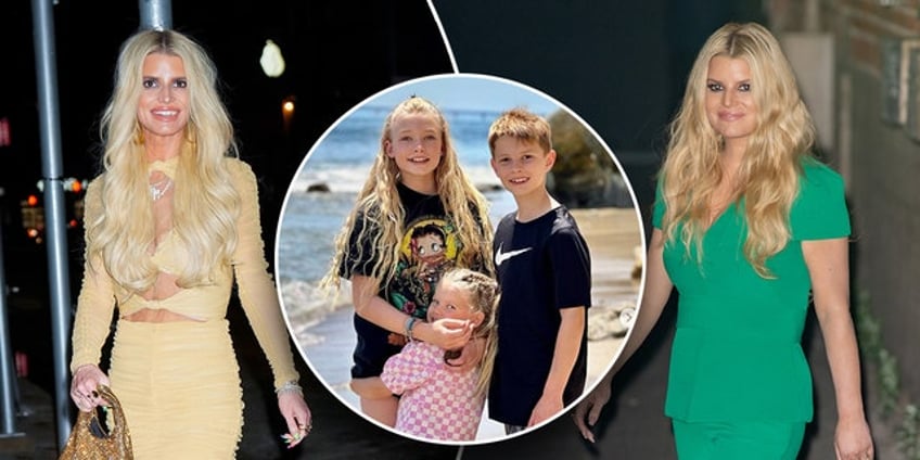 jessica simpson admits her kids find it confusing that she is scrutinized for her weight