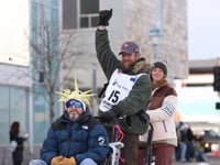 Jessie Holmes says his dogs deserve all the credit for his ‘magical’ first Iditarod win