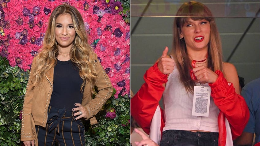 jessie james decker advises taylor swift on dating an nfl star amid travis kelce romance a different world