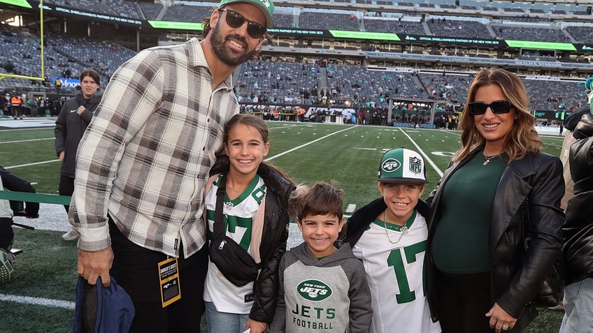 Decker family at Jets game