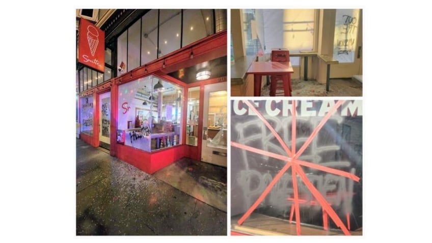 jewish owned shop vandalized in pro palestinian attack reopens as police investigate potential hate crime